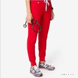 Zamora - Petite Jogger Pants - XXS - Petite / Red